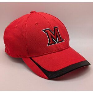 Miami University Ohio Strap Back Hat Cap Redhawks Red Basketball NCAA